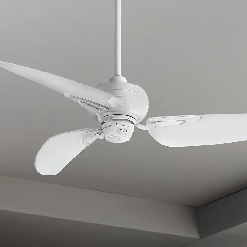 60" Hinkley Bimini Appliance White Wet-Rated Ceiling Fan with Remote