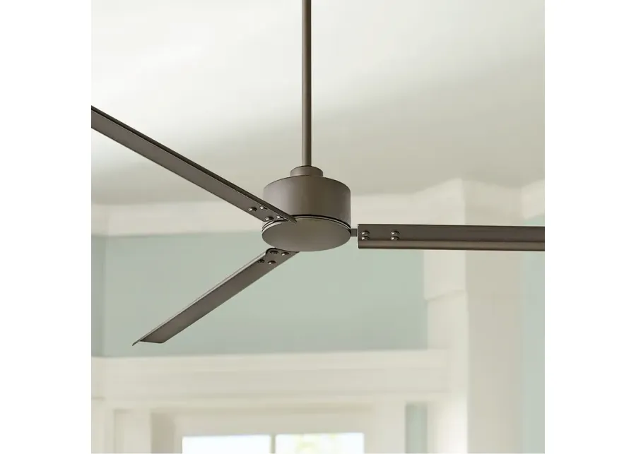 72" Hinkley Indy Metallic Bronze Wet Rated Fan with Wall Control