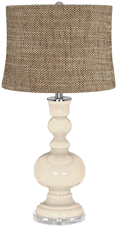 Steamed Milk Charcoal Brown Shade Apothecary Table Lamp