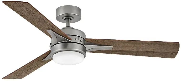 52" Hinkley Ventus Pewter LED Ceiling Fan with Remote