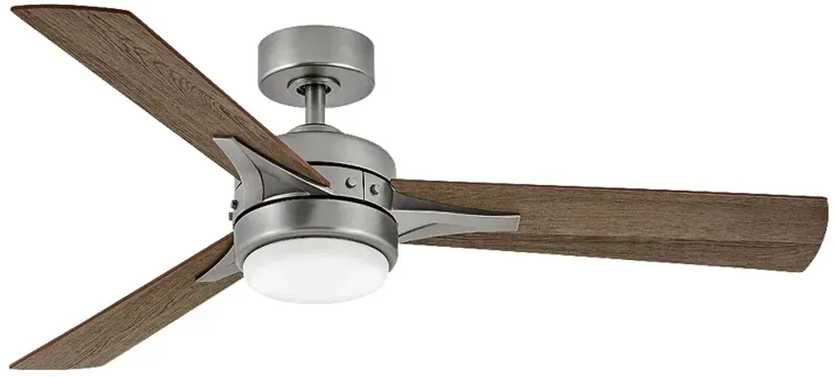 52" Hinkley Ventus Pewter LED Ceiling Fan with Remote