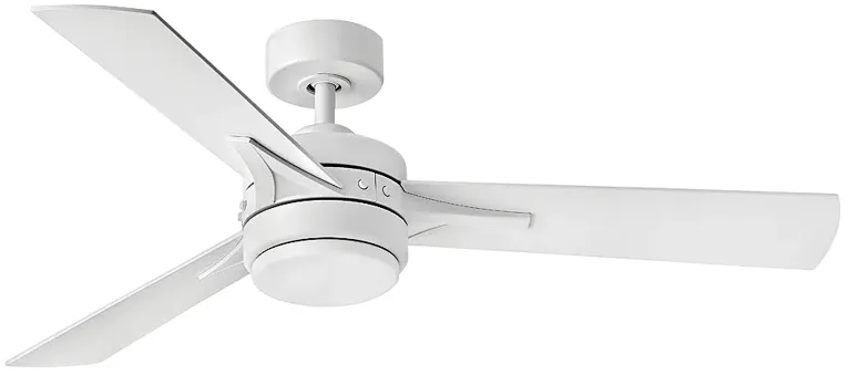 52" Hinkley Ventus Matte White LED Ceiling Fan