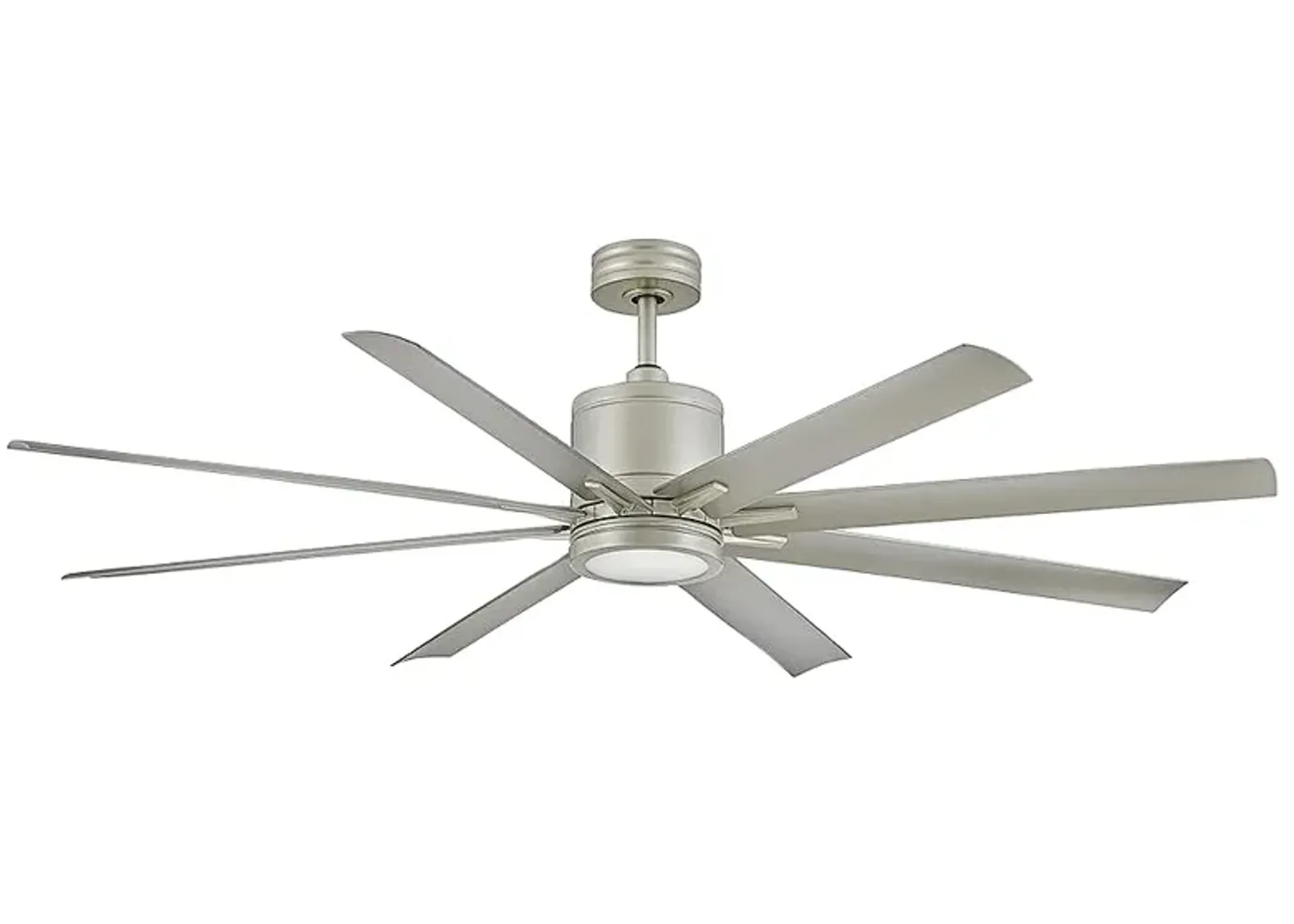 66" Hinkley Vantage Brushed Nickel Outdoor LED Smart Ceiling Fan