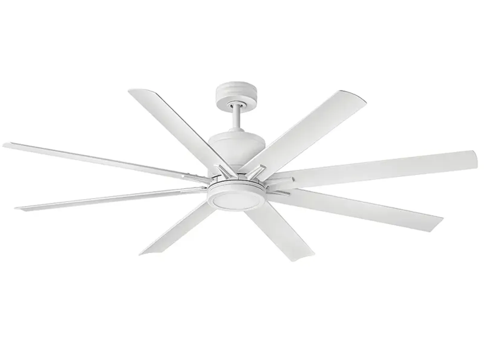 66" Hinkley Vantage Matte White Outdoor LED Smart Ceiling Fan