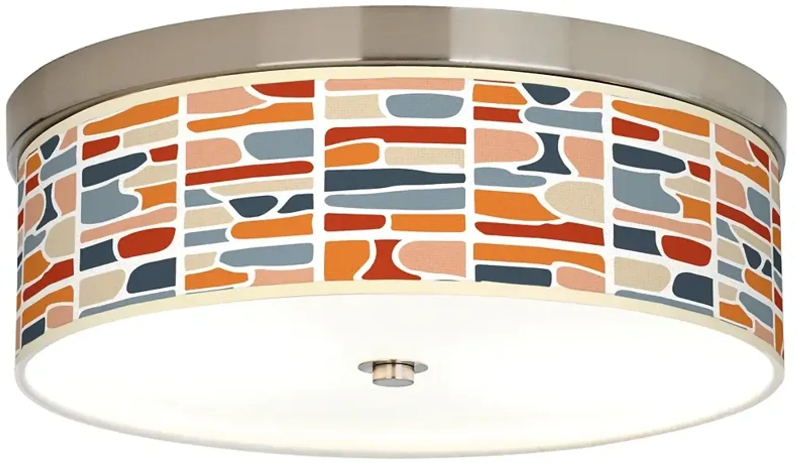 Retro Cobblestones Giclee Energy Efficient Ceiling Light