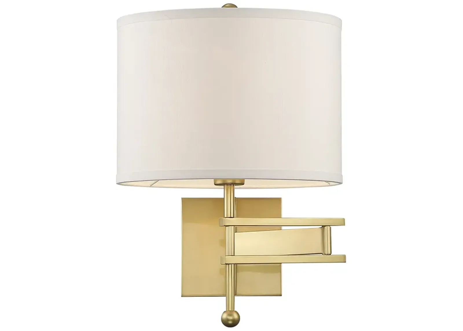 Crystorama Marshall 18" High Aged Brass Wall Sconce