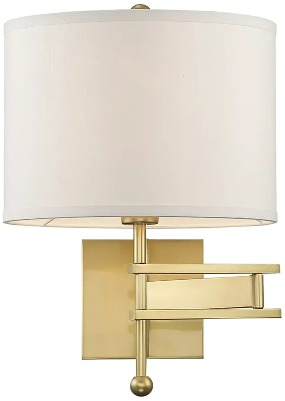 Crystorama Marshall 18" High Aged Brass Wall Sconce