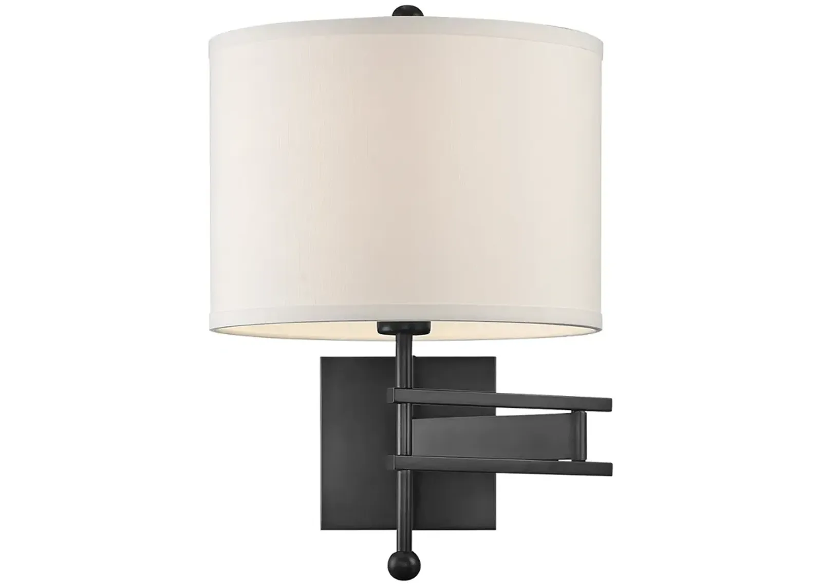 Crystorama Marshall 18" High Matte Black Wall Sconce