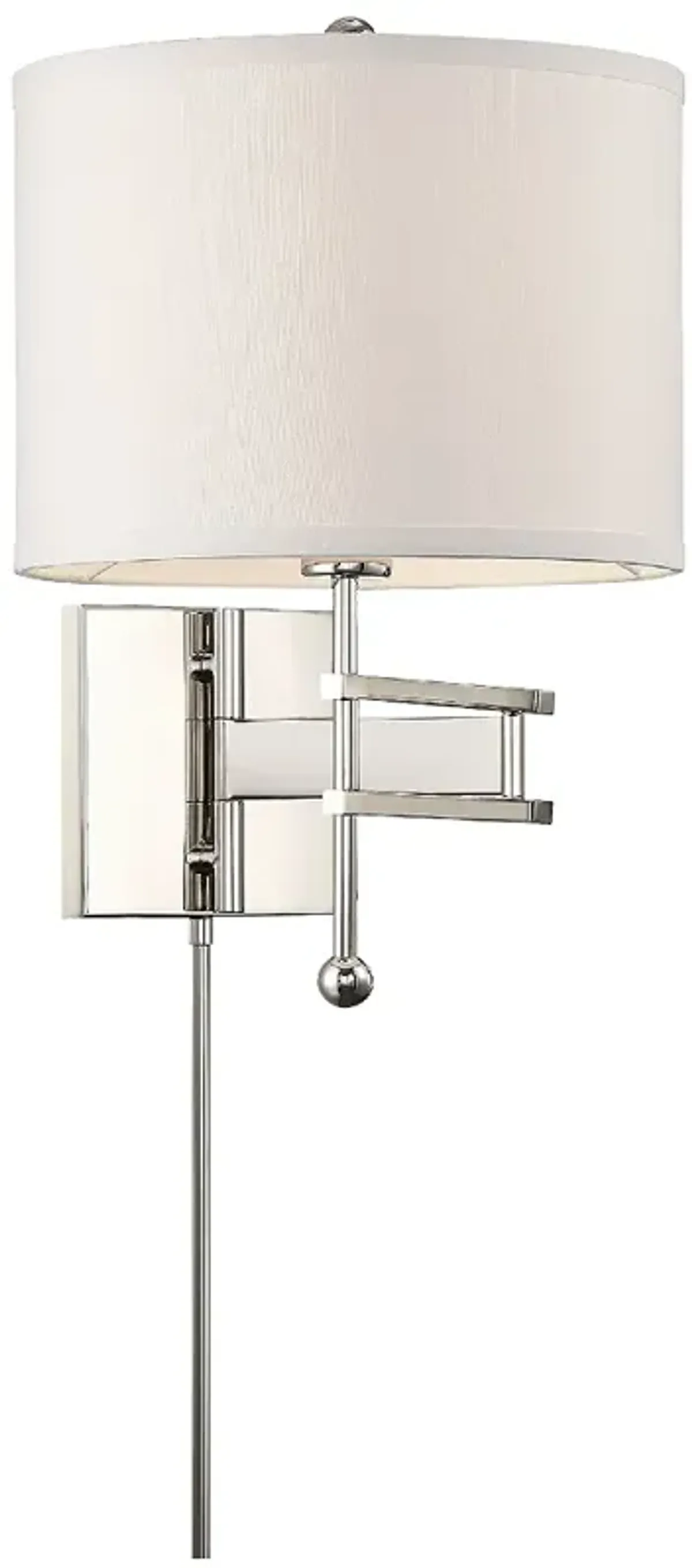 Crystorama Marshall 18" High Polished Nickel Wall Sconce