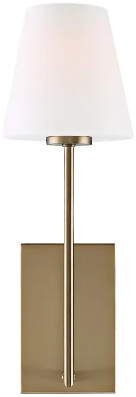 Crystorama Lena 17 1/2" High Vibrant Gold Wall Sconce