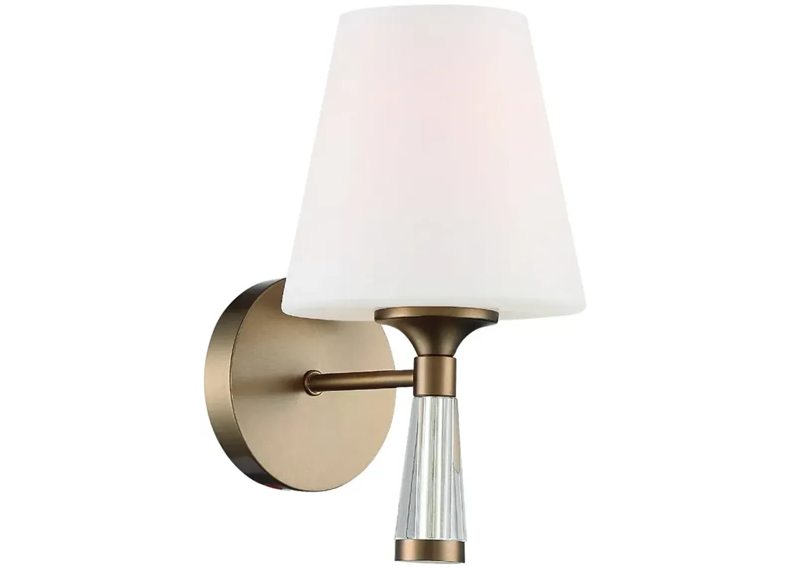 Crystorama Ramsey 10 1/2" High Vibrant Gold Wall Sconce