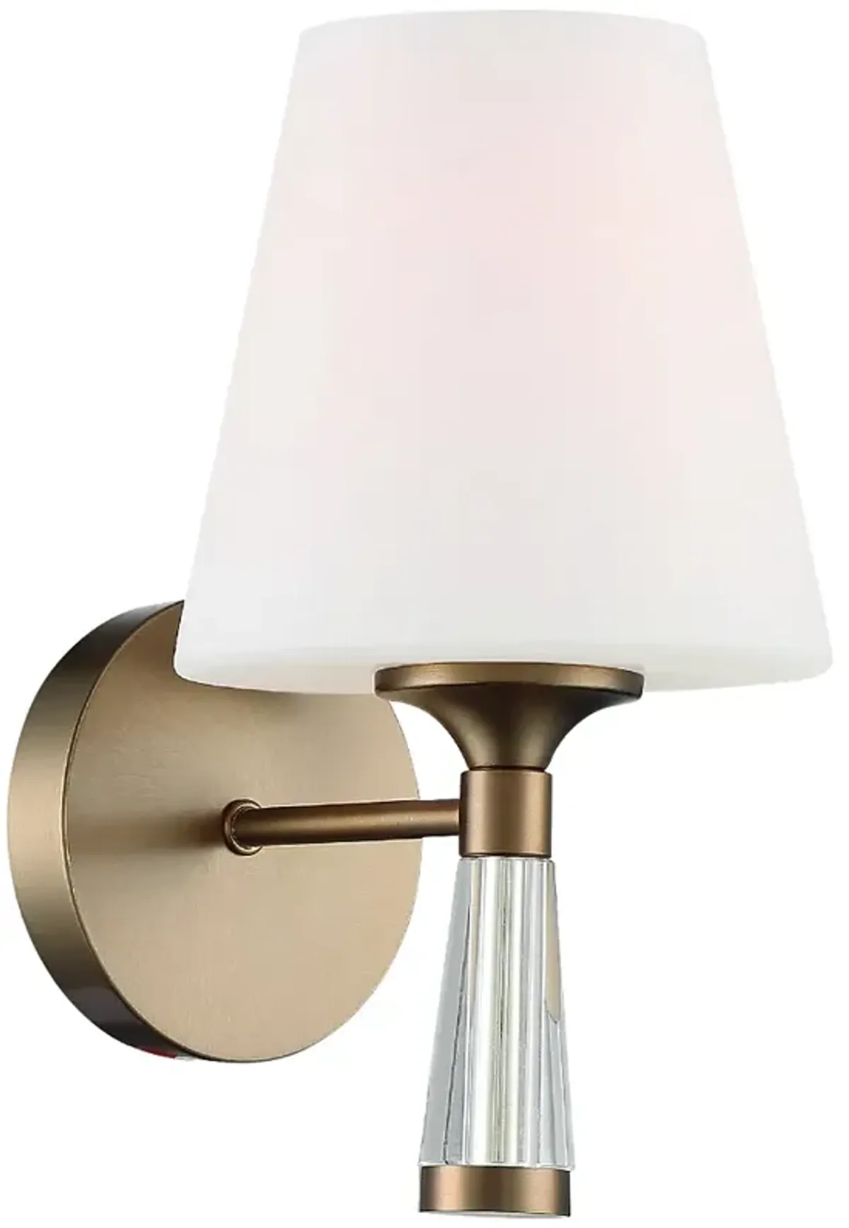 Crystorama Ramsey 10 1/2" High Vibrant Gold Wall Sconce