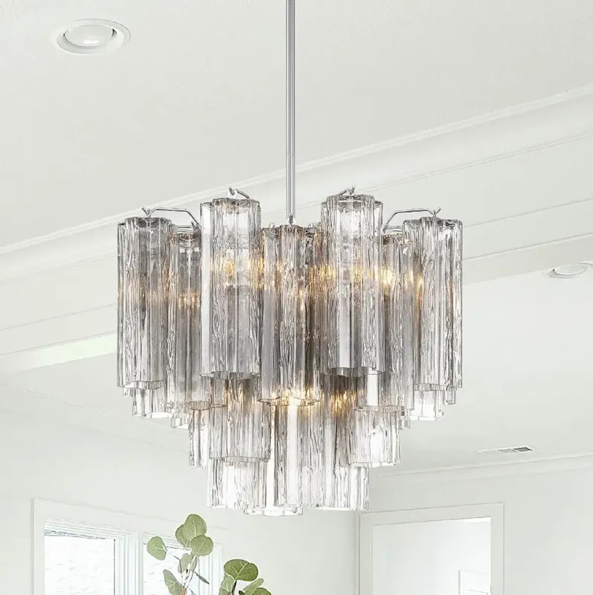 Addis 4 Light Polished Chrome Chandelier