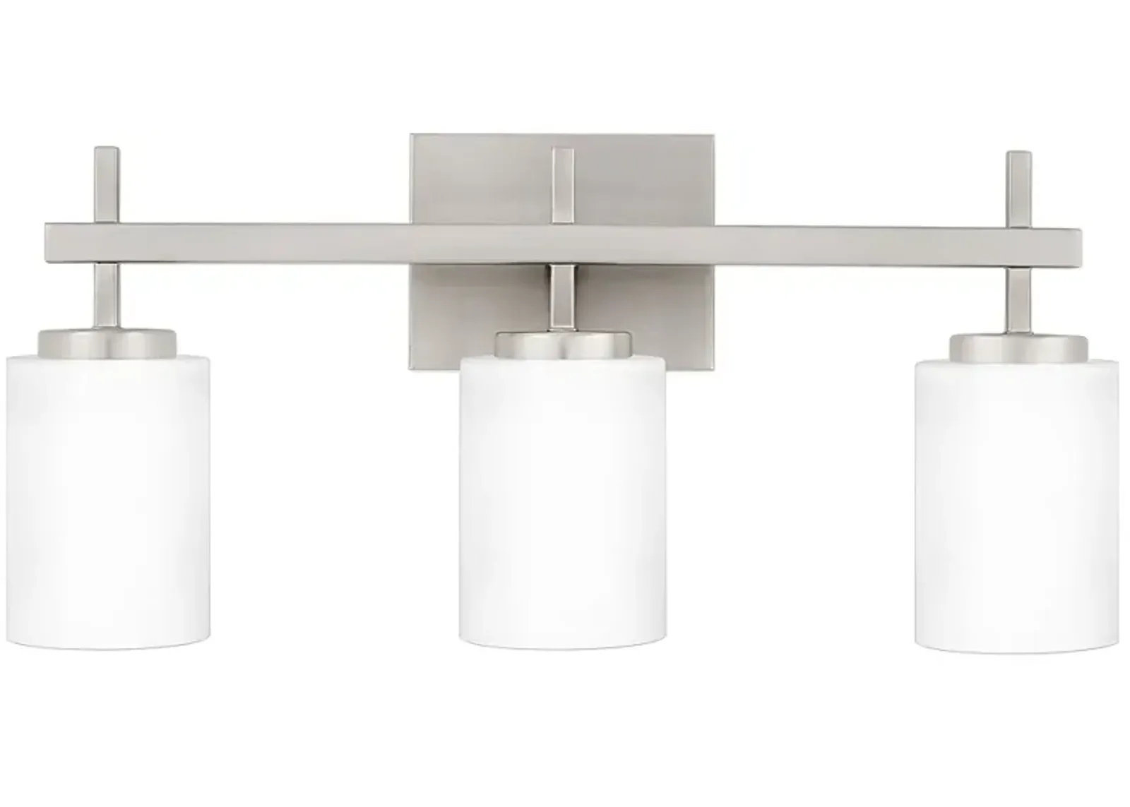 Wilburn 3-Light Integrated LED Brushed Nickel Vanity Light