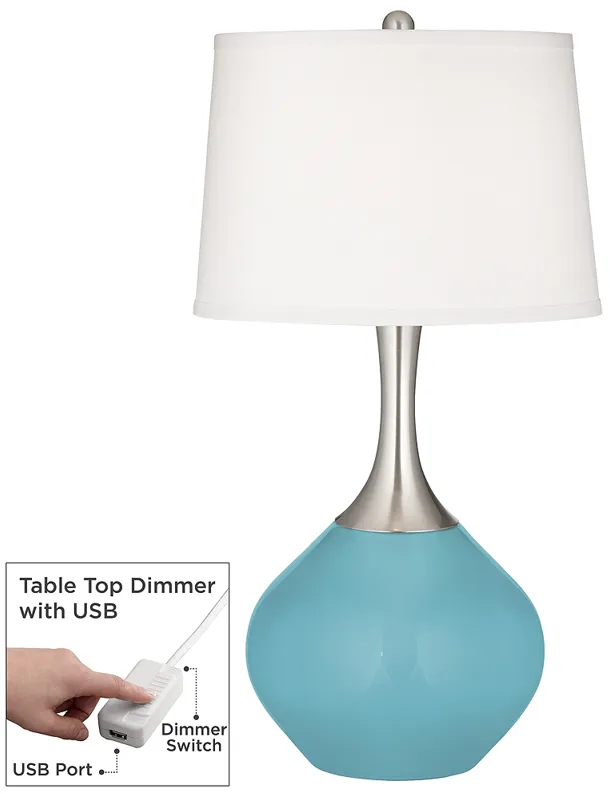 Nautilus Spencer Table Lamp with Dimmer