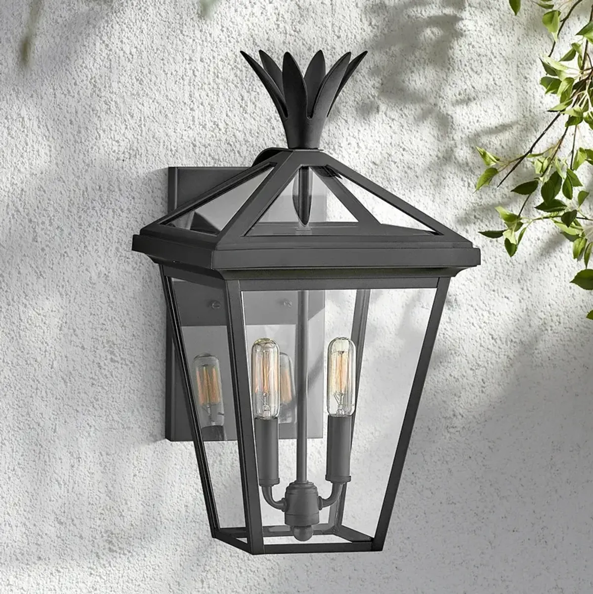 Hinkley Palma 18" High Black 2-Light Outdoor Wall Light