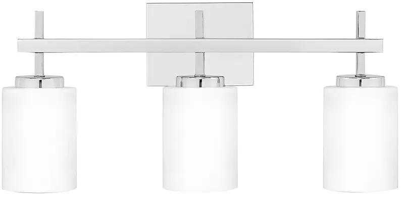 Wilburn 3-Light Integrated LED Polished Chrome Vanity Light