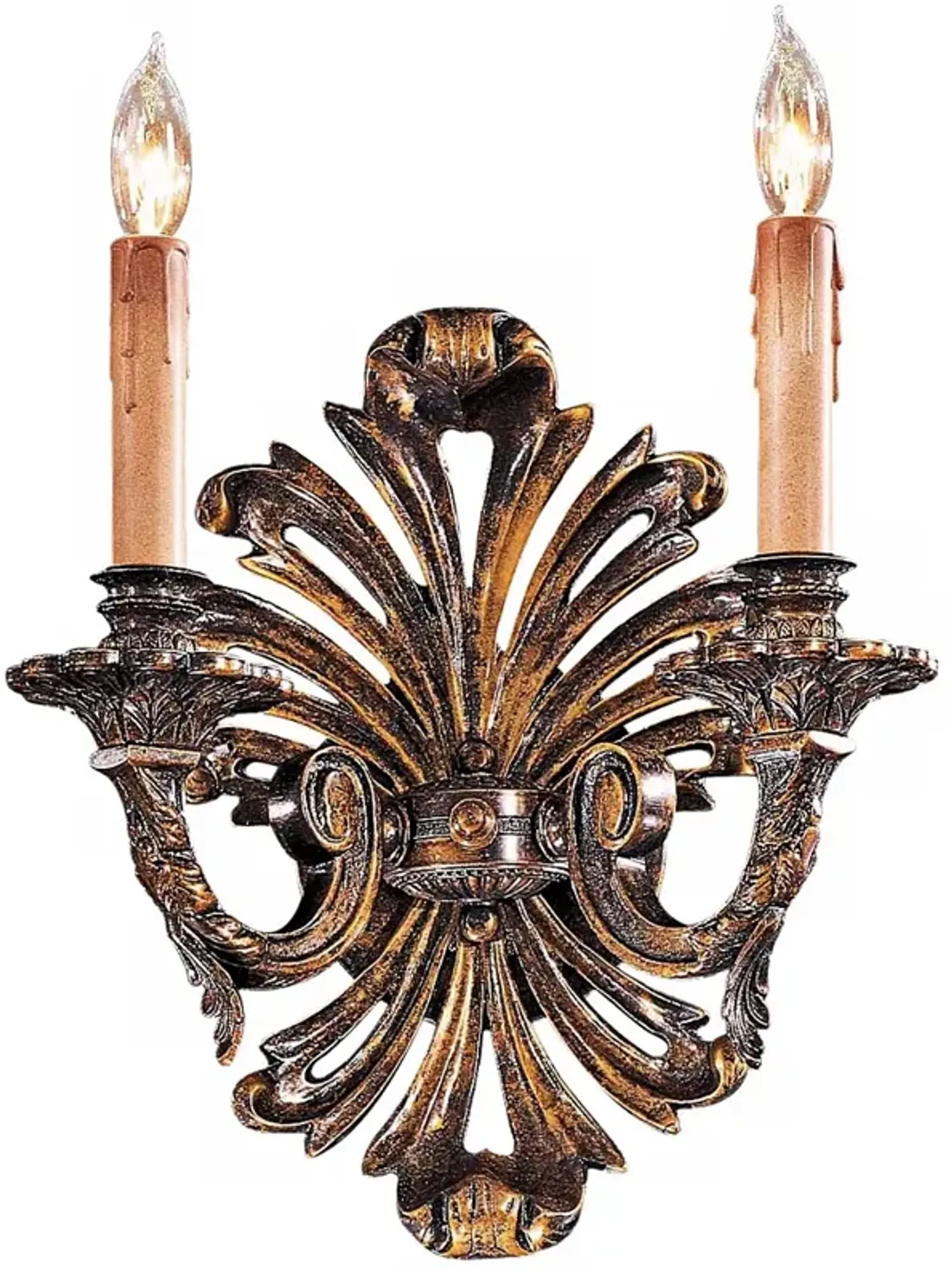 Metropolitan Collection 12 1/2" High 2-Light Wall Sconce