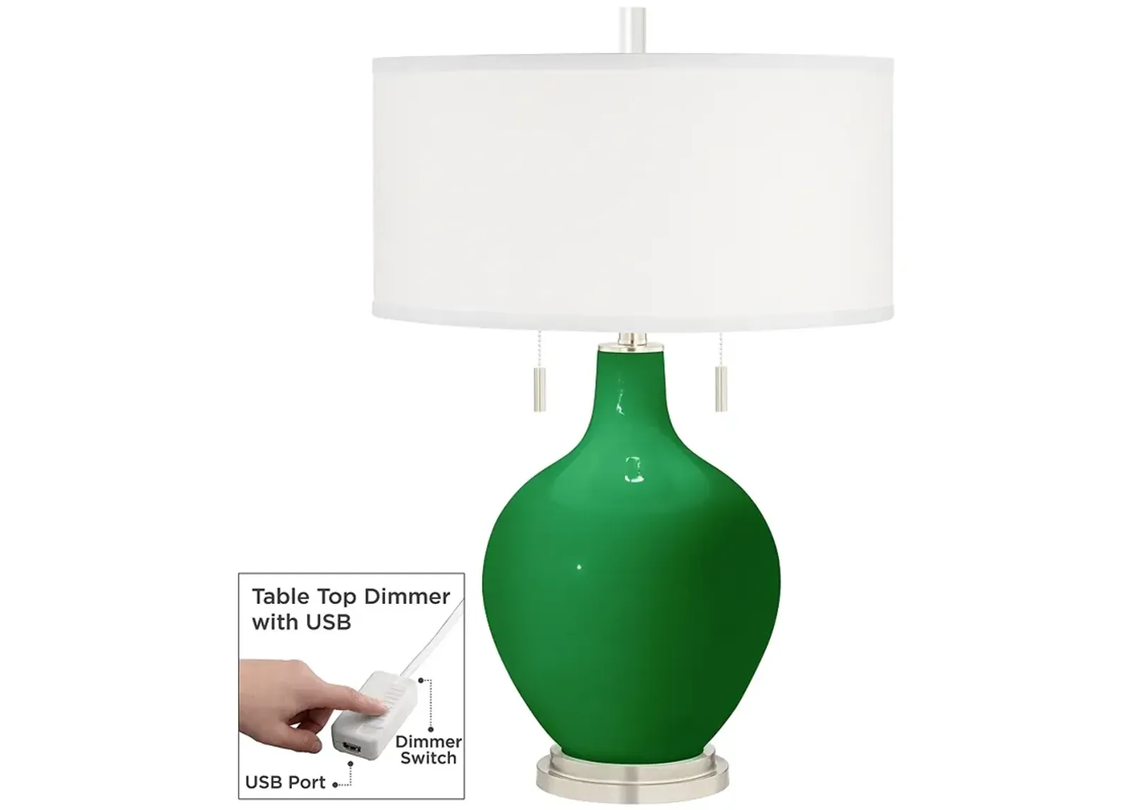 Envy Toby Table Lamp with Dimmer