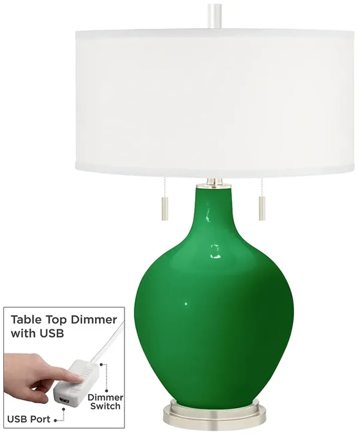 Envy Toby Table Lamp with Dimmer