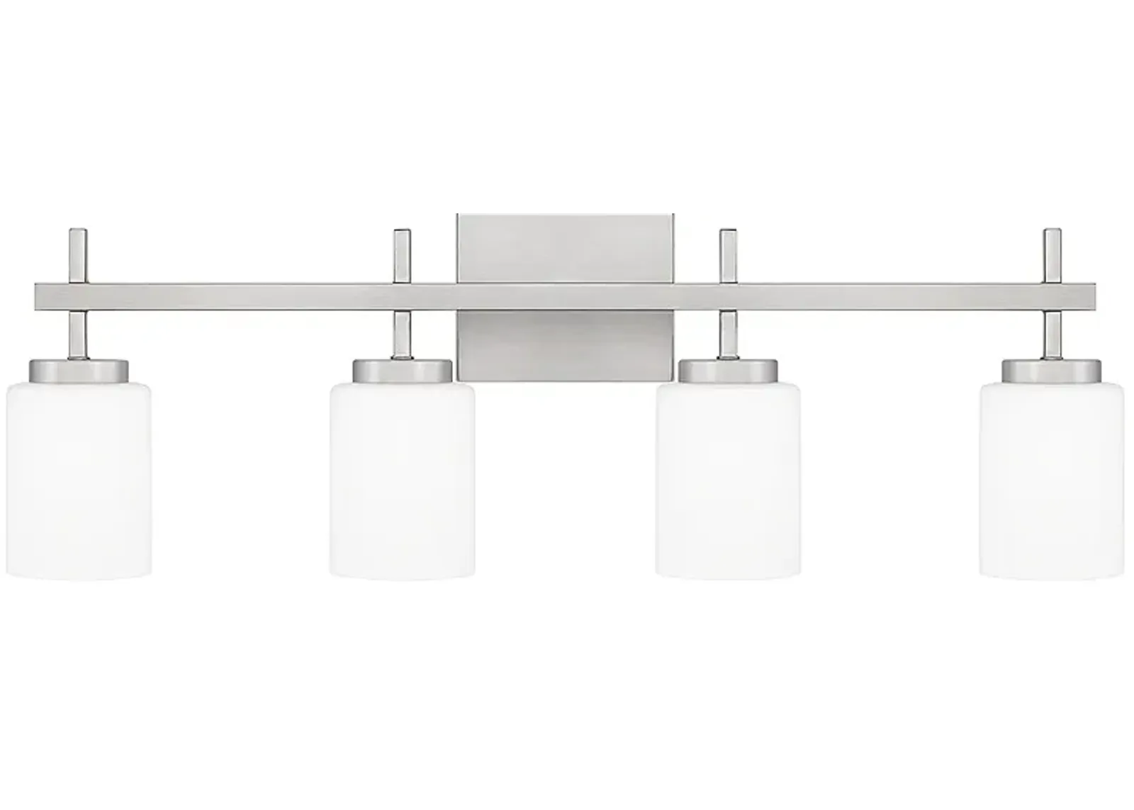 Quoizel Wilburn 31" Wide Brushed Nickel 4-Light LED Bath Light