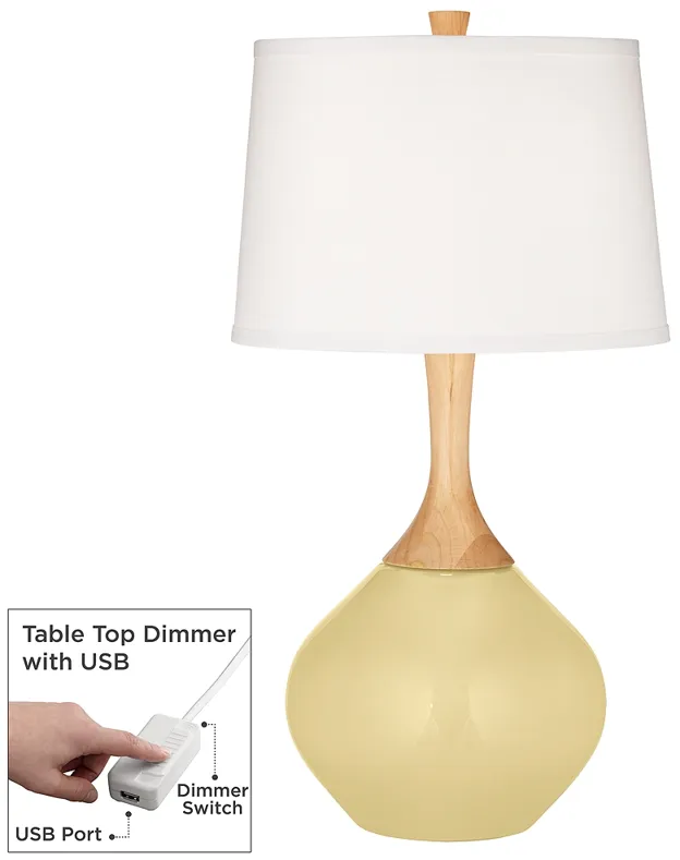 Butter Up Wexler Table Lamp with Dimmer