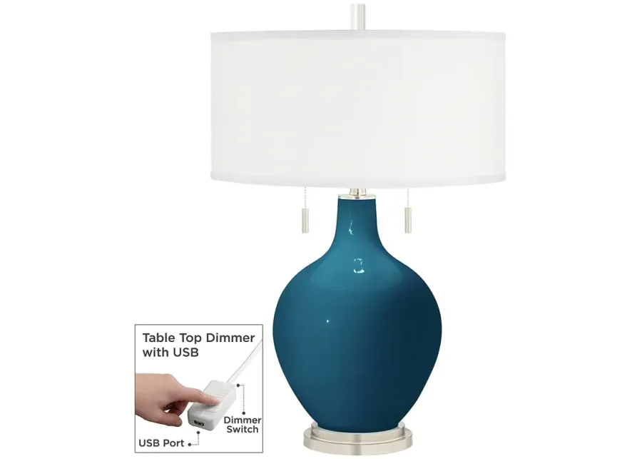 Oceanside Toby Table Lamp with Dimmer