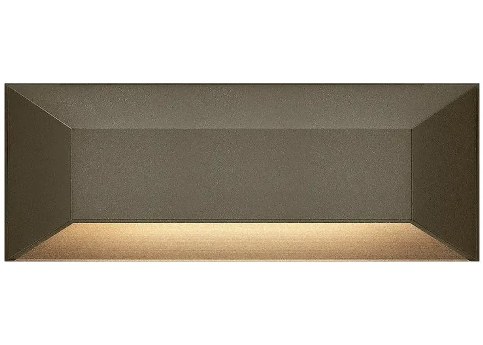 Hinkley Landscape Nuvi 12V Large Rectangular Deck Sconce 8" Bronze