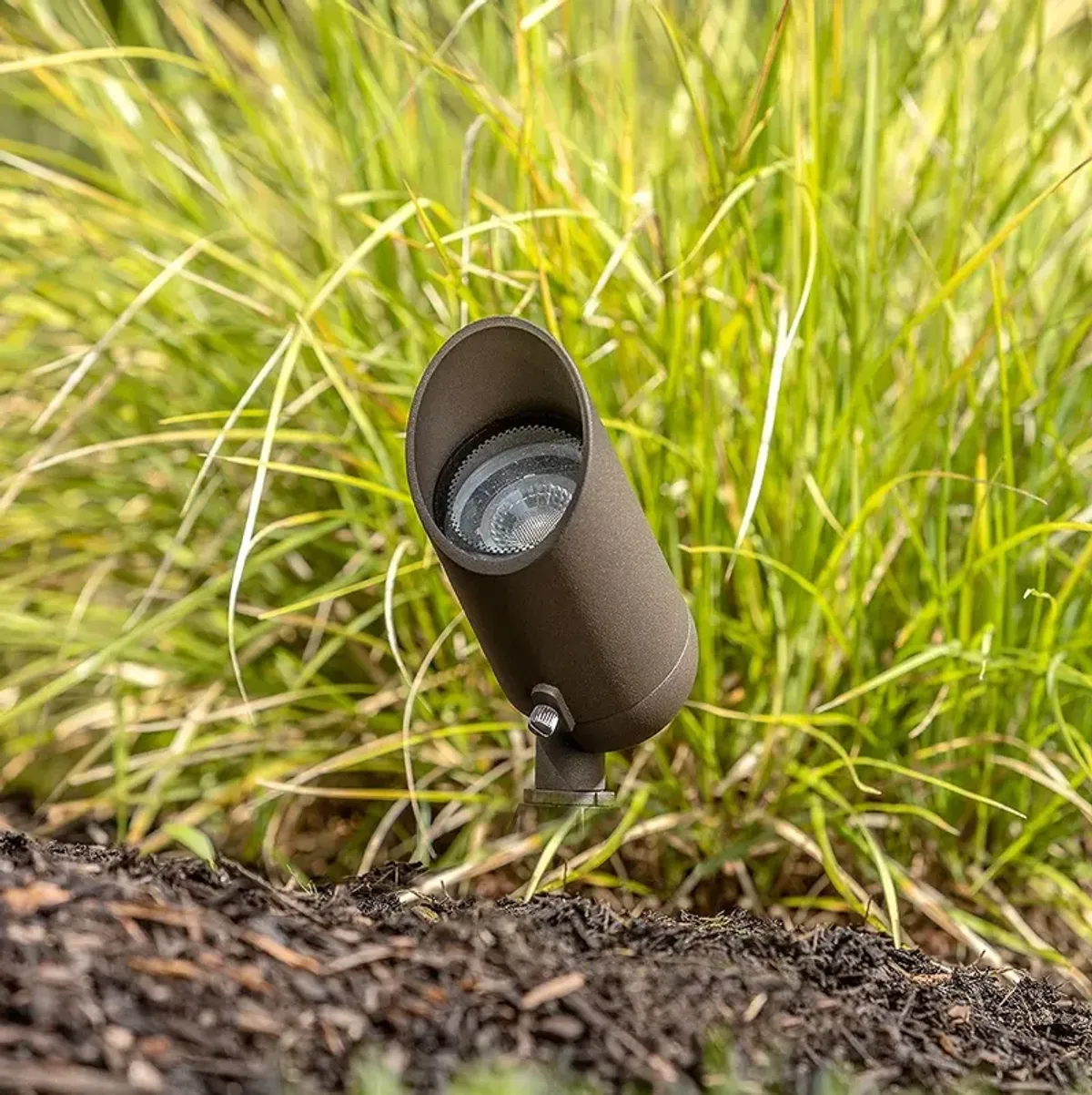 Hinkley Landscape Accent Spot Light LED 4w MR16 5.75" Textured Brown