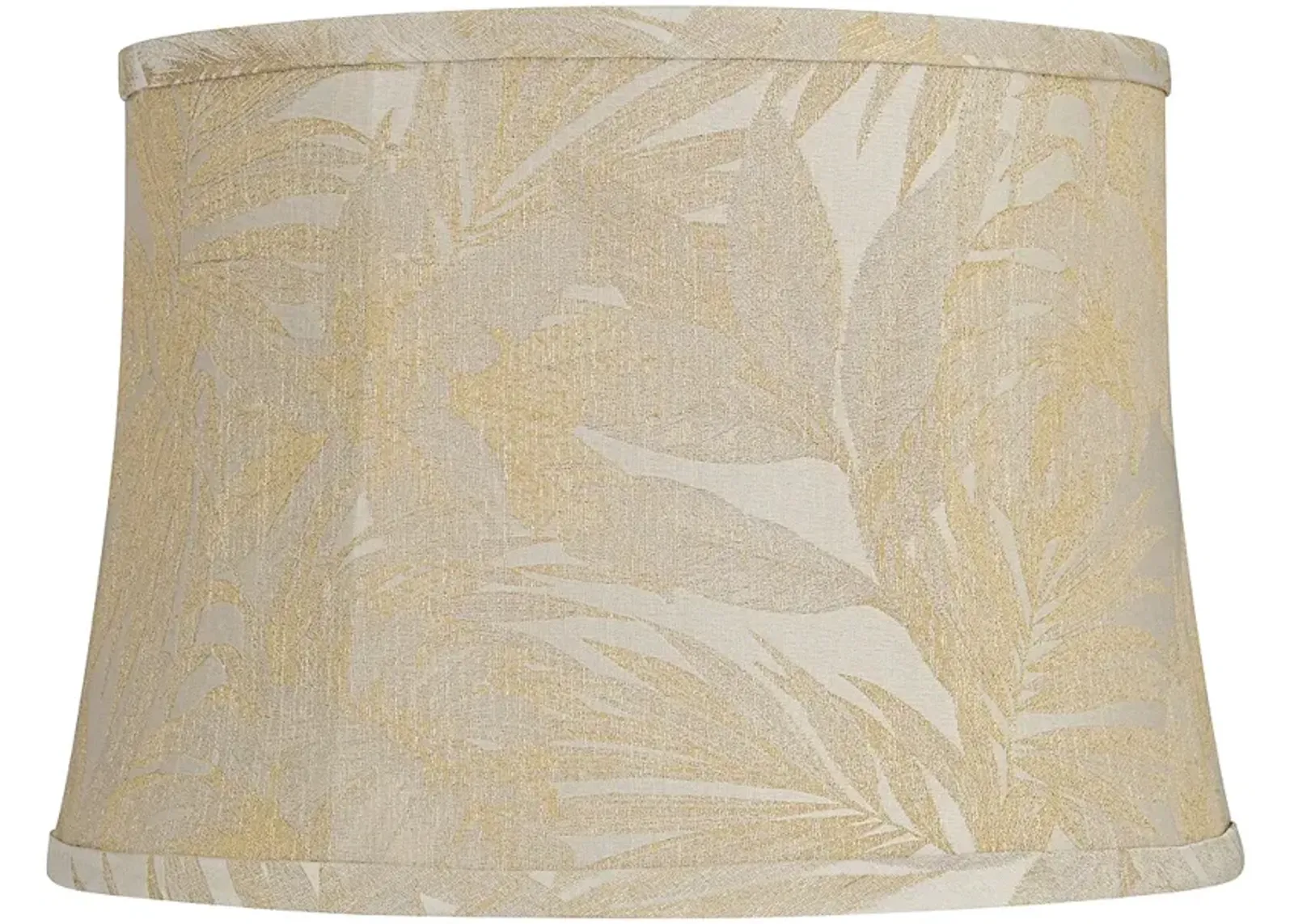 Bergamo Gold Softback Drum Lamp Shade 14x16x11 (Spider)