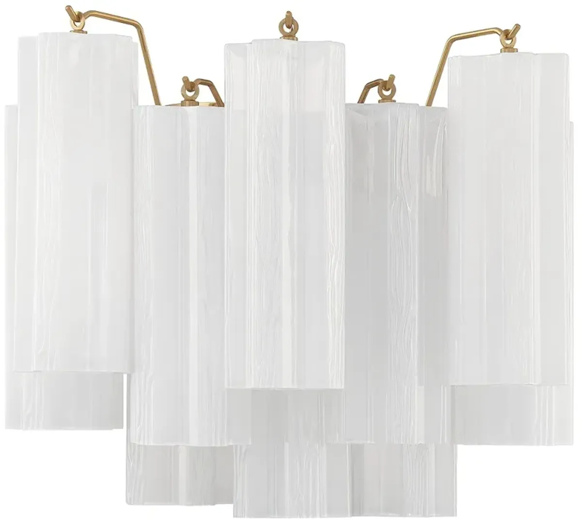 Addis 2 Light Aged Brass Wall Mount