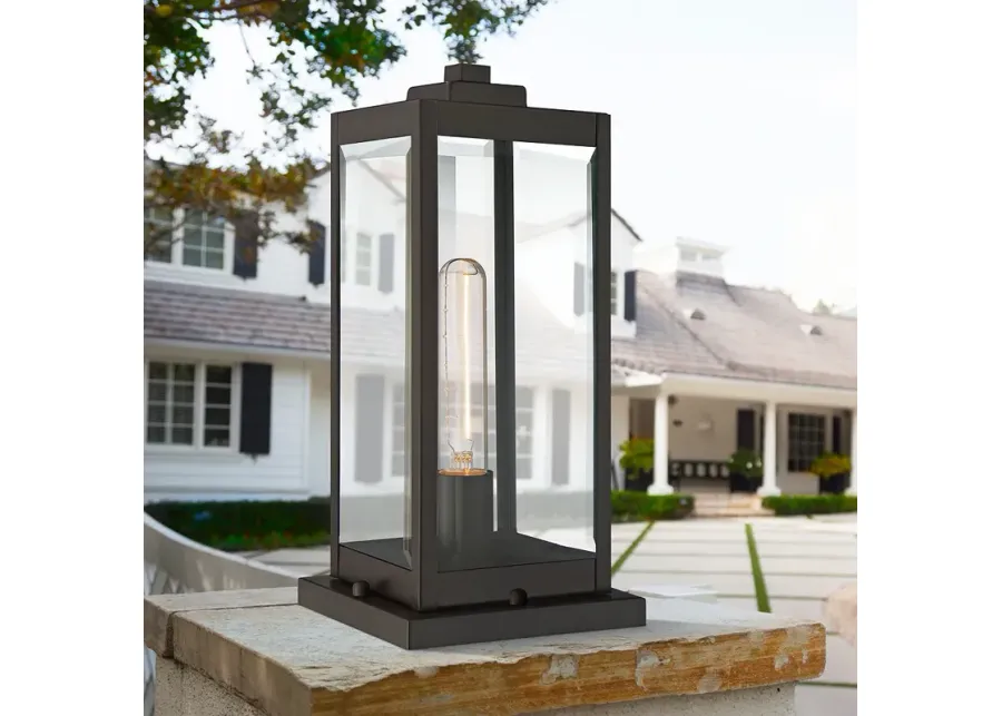 Quoizel Westover 16" High Western Bronze Outdoor Pier Light