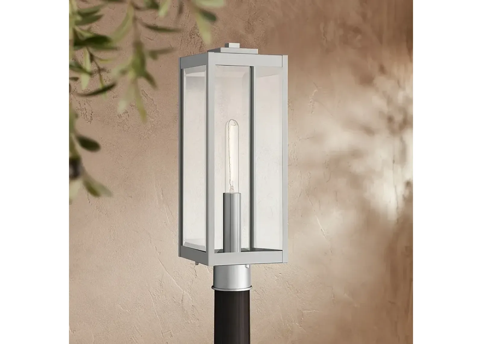 Quoizel Westover 20 1/2" High Silver Outdoor Post Light