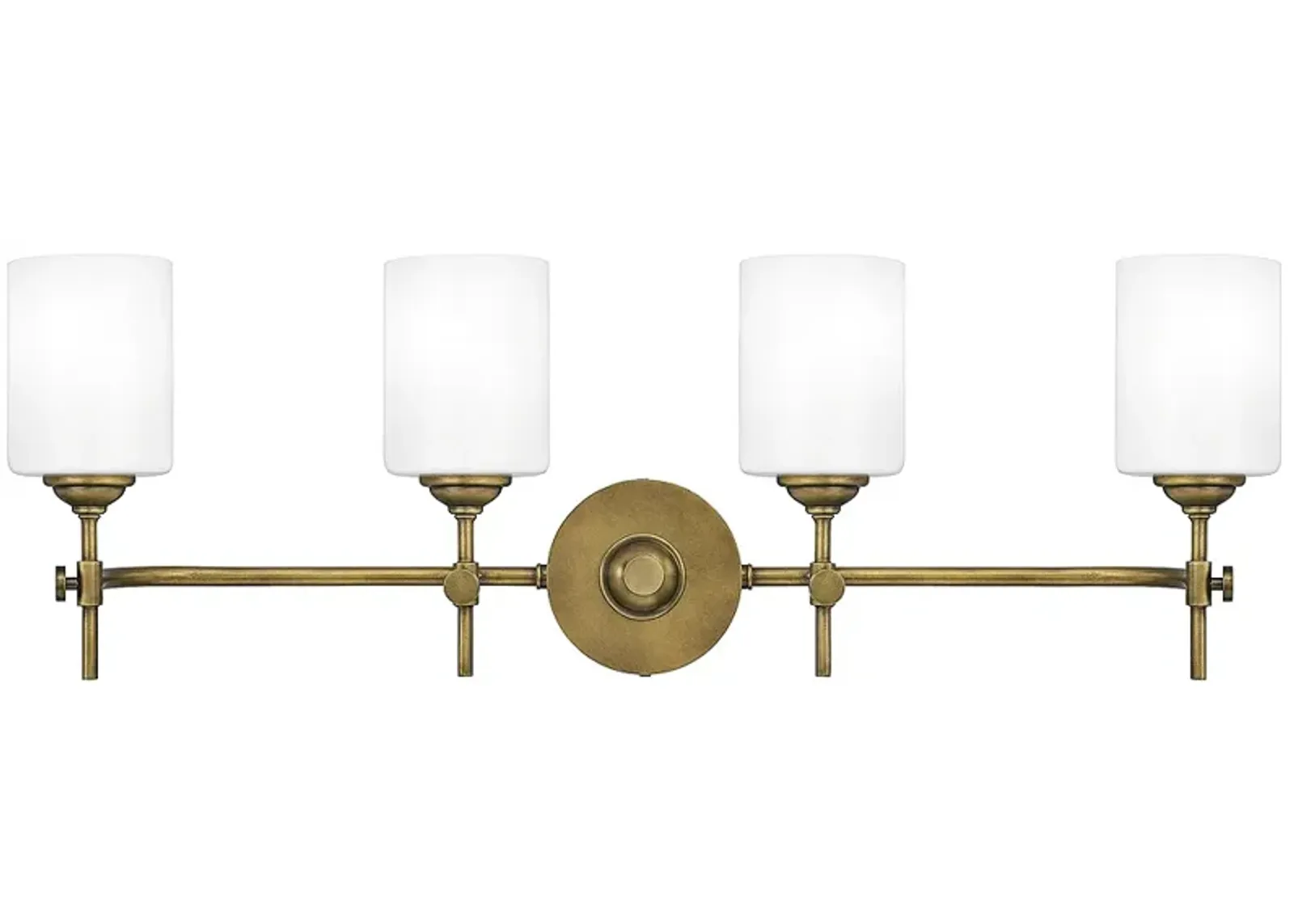 Quoizel Aria 31 1/4" Wide Weathered Brass 4-Light Bath Light