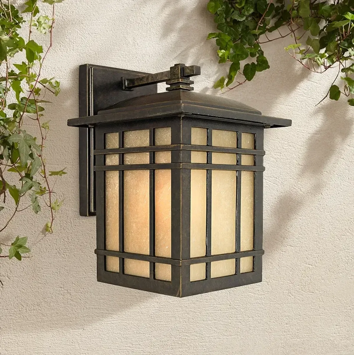 Quoizel Hillcrest 10" High Bronze Outdoor Wall Light