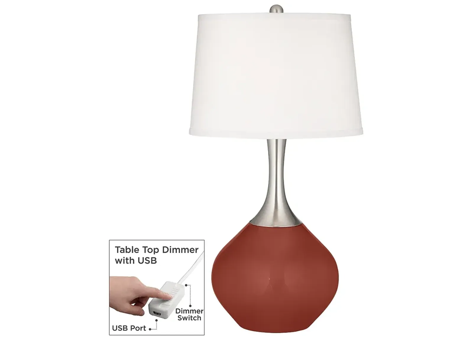 Madeira Spencer Table Lamp with Dimmer