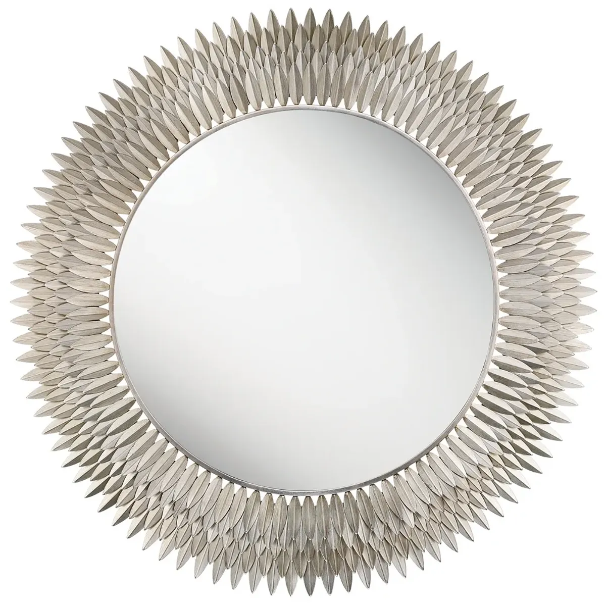 Broche 46.75'' Antique Silver Mirror