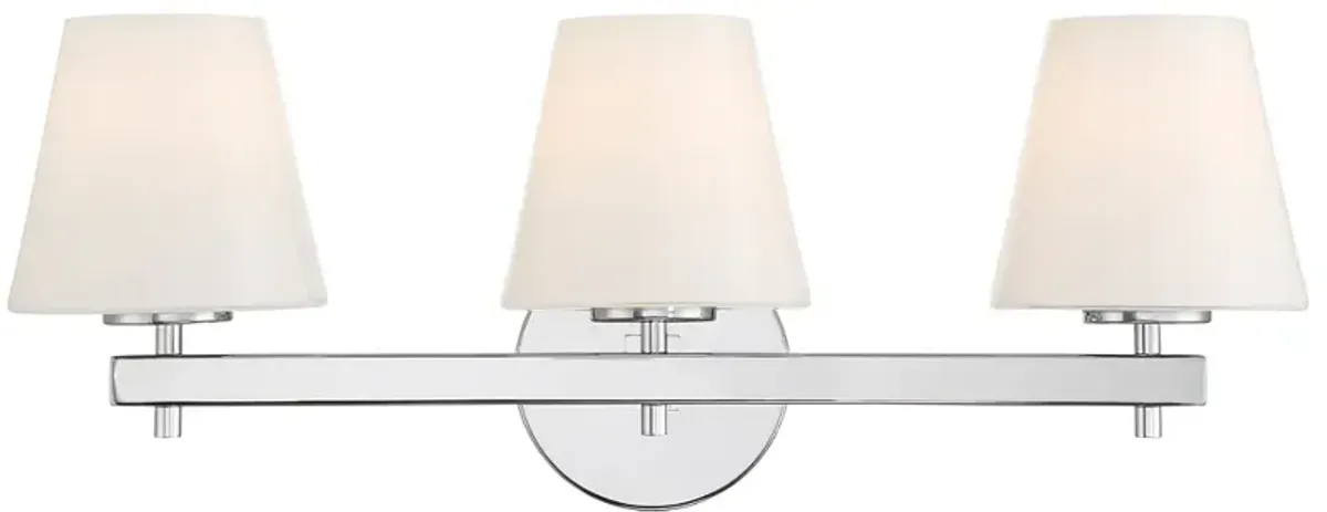 Colton 24.5'' Polished Chrome Bathroom Vanity