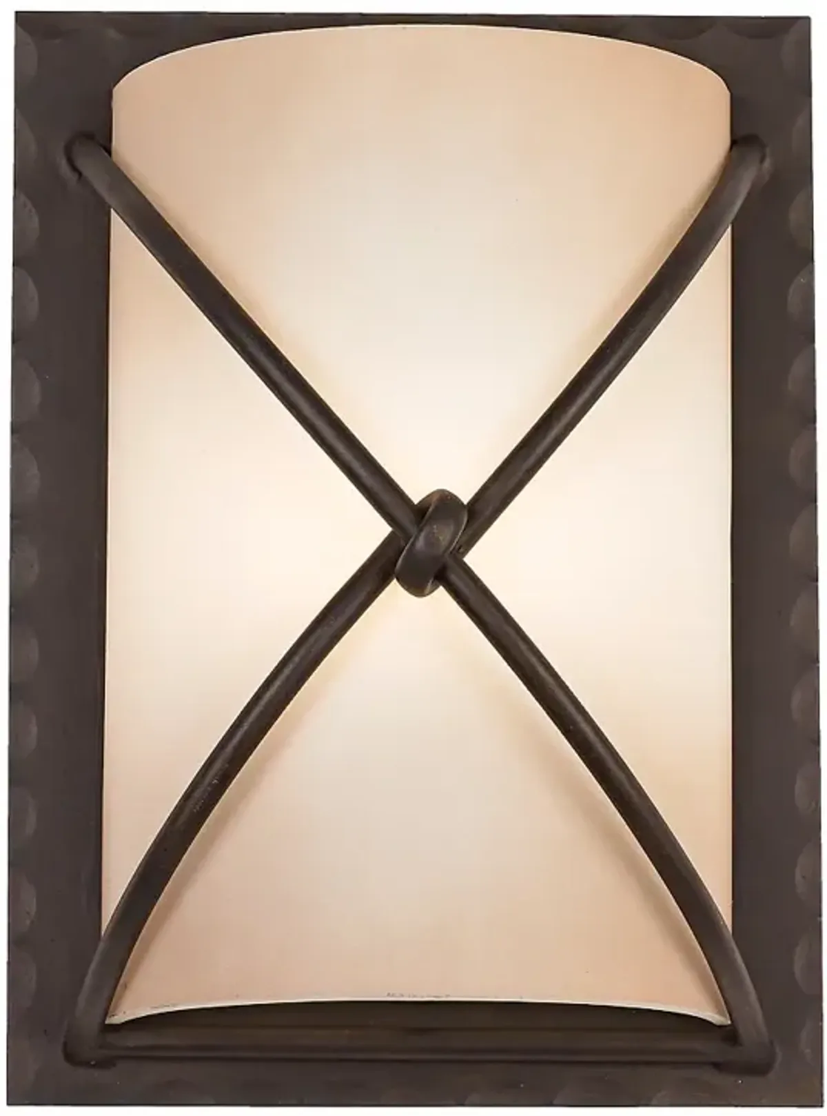 Minka Knotted Iron Collection 12 1/2" Bronze Wall Sconce