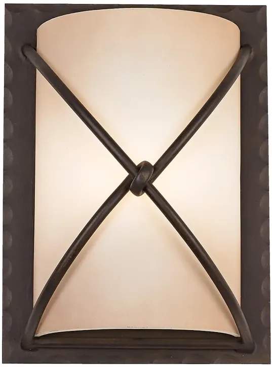 Minka Knotted Iron Collection Bronze Wall Sconce