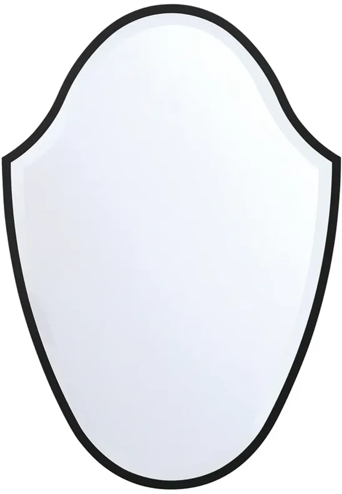 Lindee 28'' Matte Black Mirror