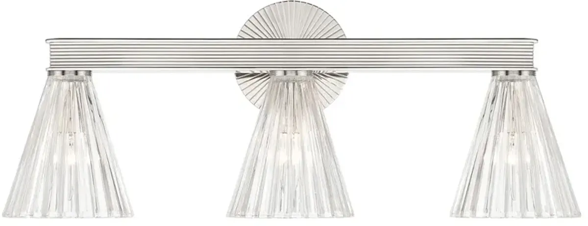 Lotus 23.5'' Polished Nickel Bathroom Vanity