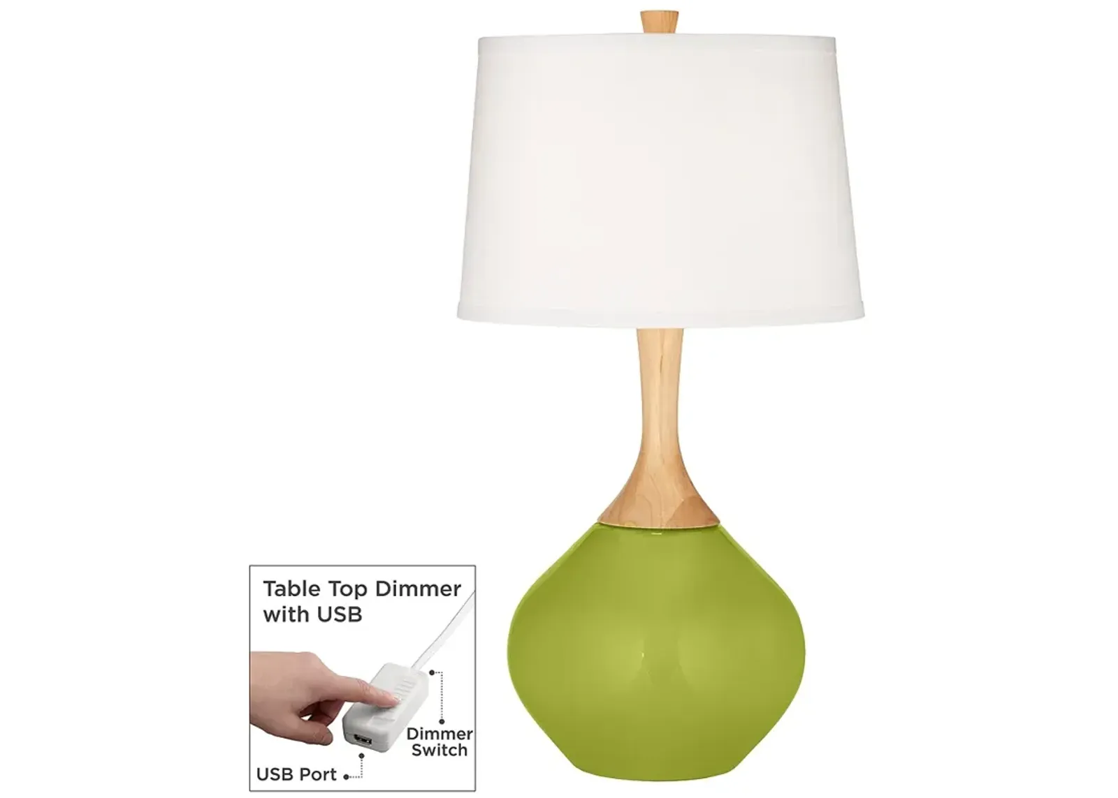 Parakeet Wexler Table Lamp with Dimmer