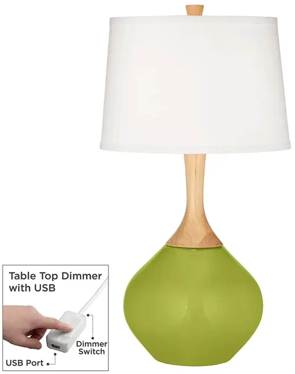 Parakeet Wexler Table Lamp with Dimmer