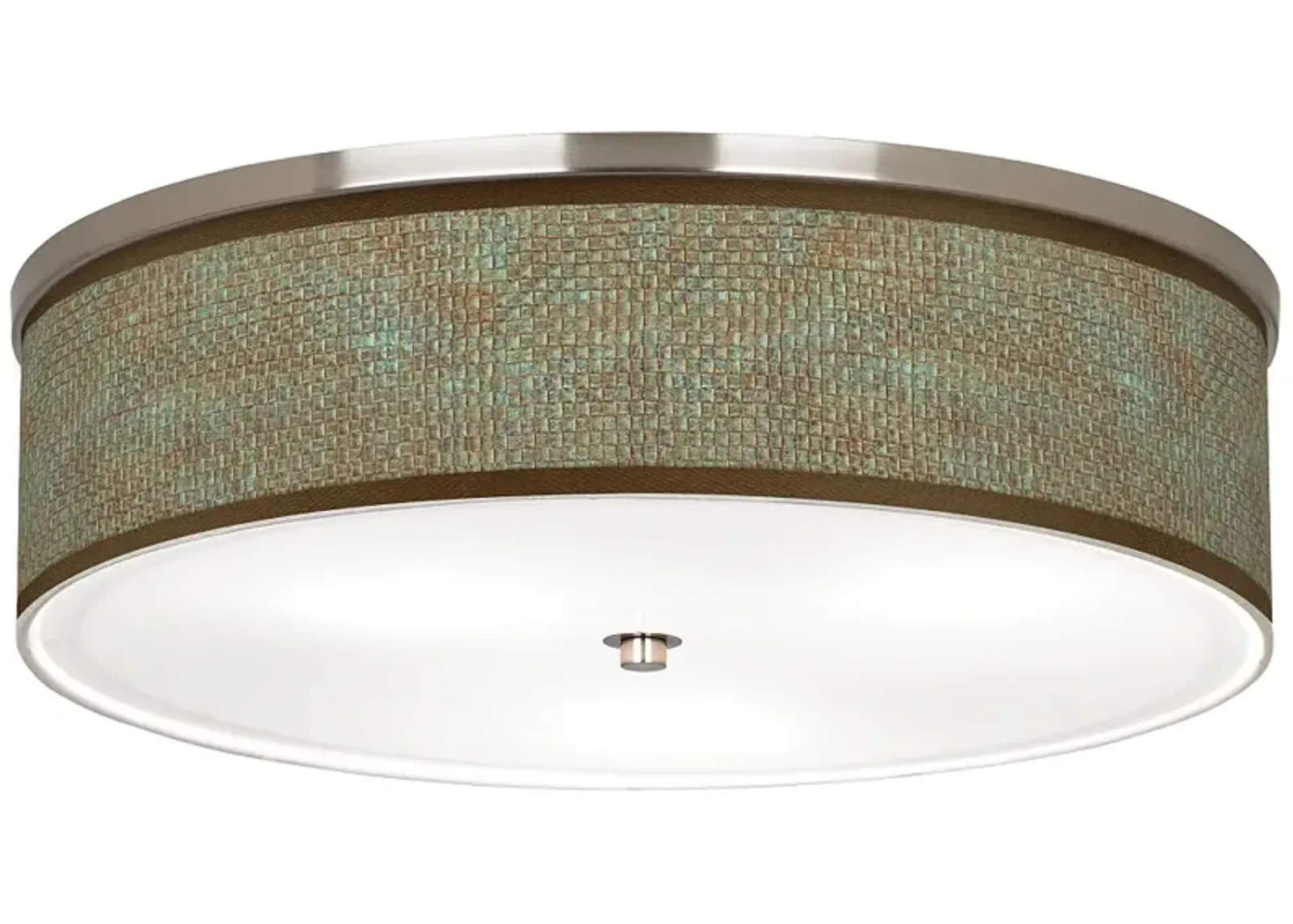 Interweave Patina Giclee Nickel 20 1/4" Wide Ceiling Light