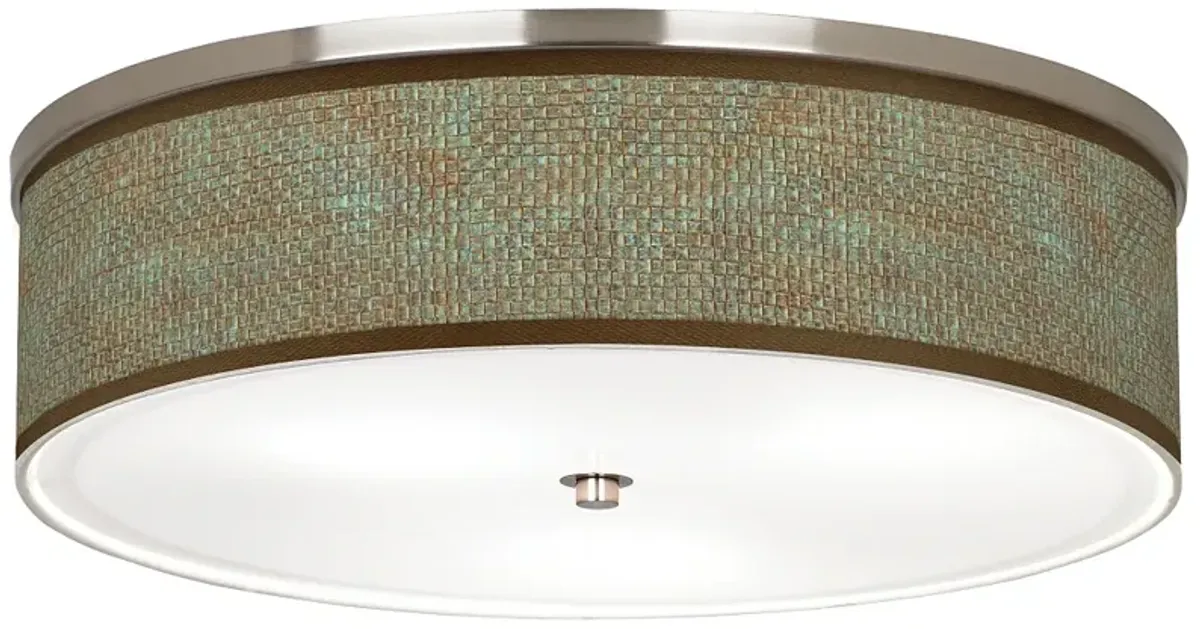 Interweave Patina Giclee Nickel 20 1/4" Wide Ceiling Light