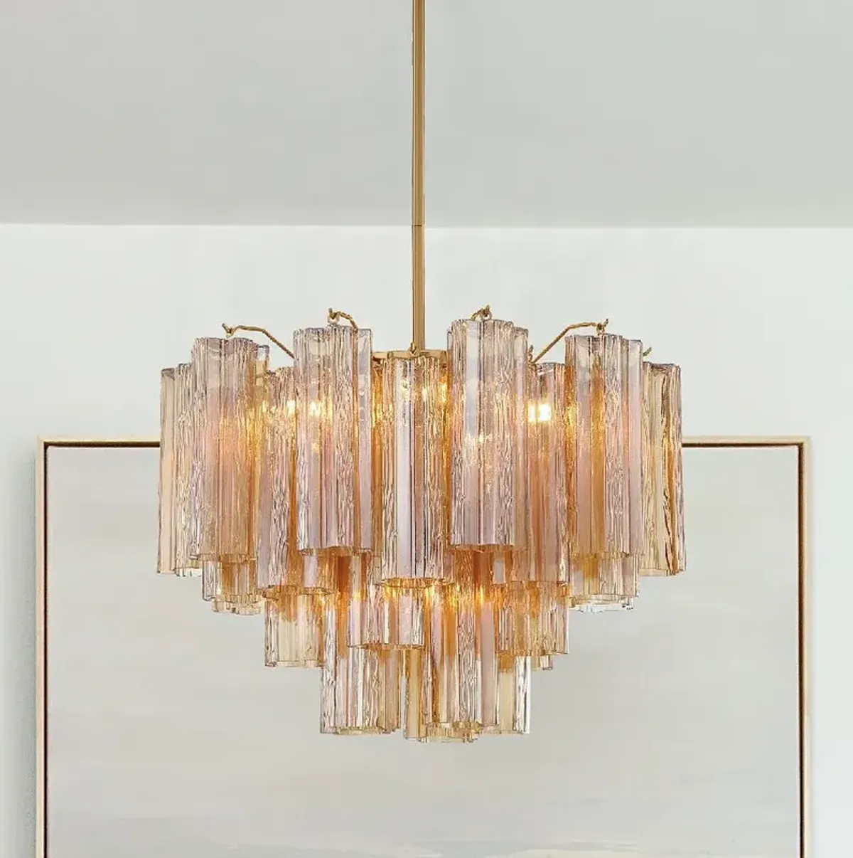 Crystorama Addis 19 3/4" Wide Aged Brass 6-Light Chandelier