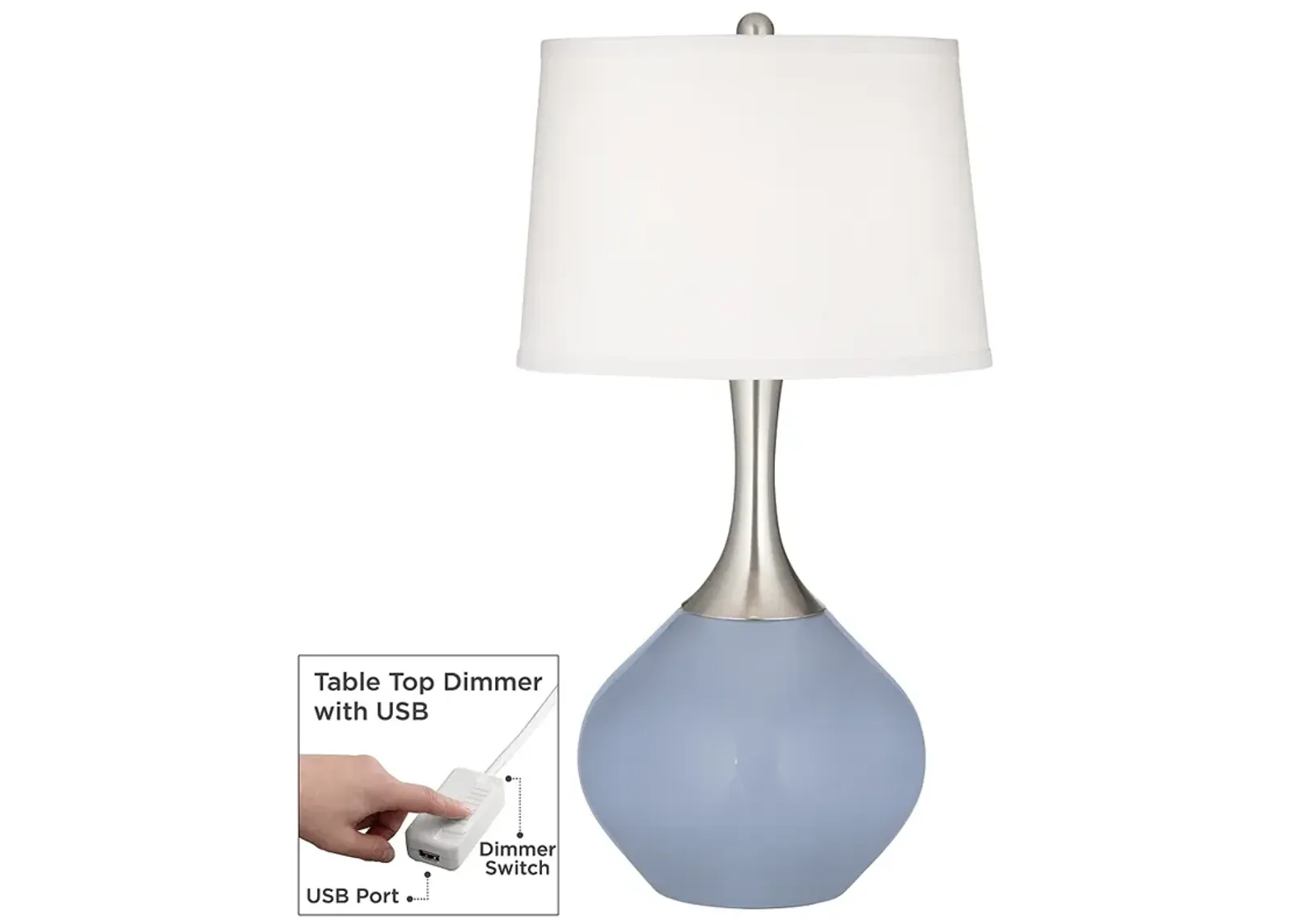 Blue Sky Spencer Table Lamp with Dimmer