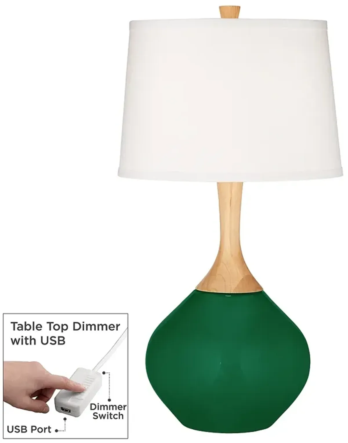 Greens Wexler Table Lamp with Dimmer