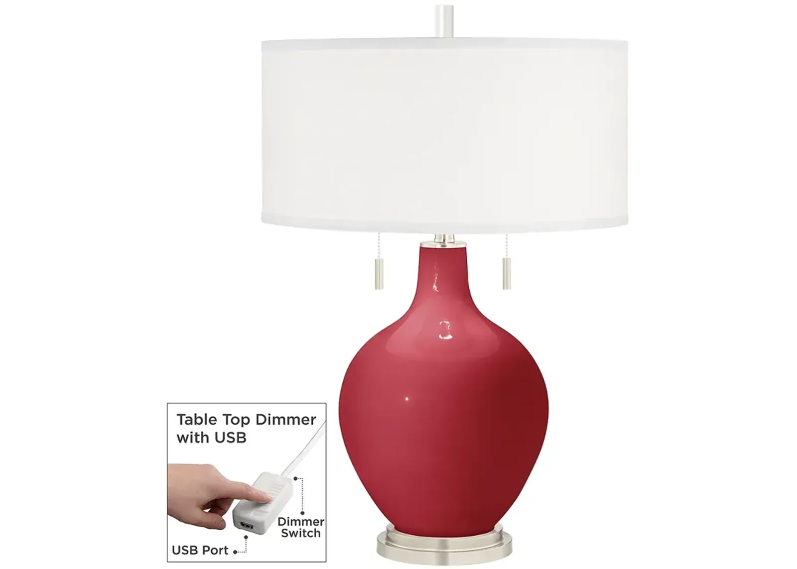 Samba Toby Table Lamp with Dimmer